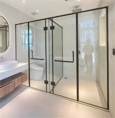 CỬA ĐI 2 CÁNH KÍNH NHÔM MAXPRO