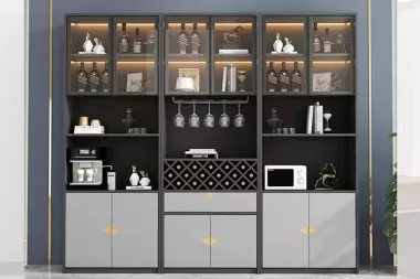 Tủ Quần Áo Nhôm Kính - Mẫu 04
