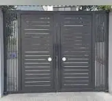 Cửa cổng sắt 
