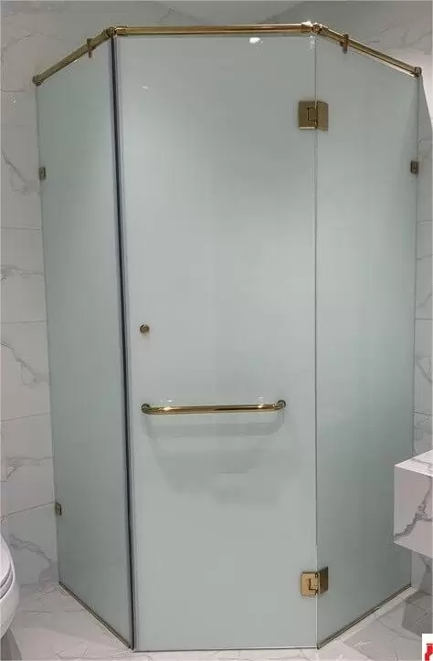 Phòng Tắm Kính Cửa Mở Inox - Mẫu 02