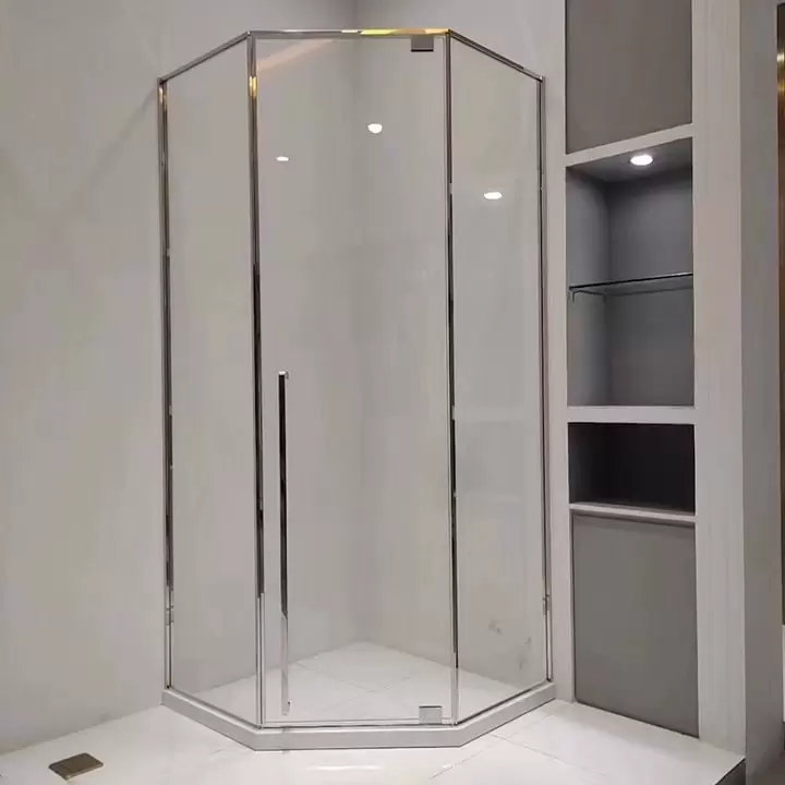 Phòng Tắm Kính Hệ Slim Mở - Mẫu 05